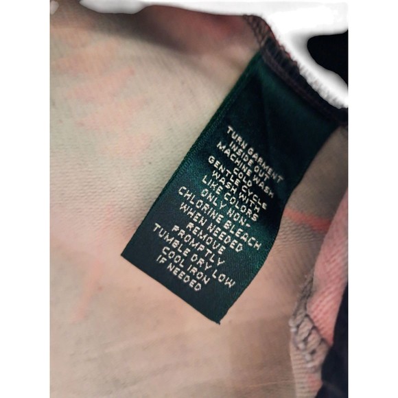 Lauren Ralph Lauren Aztec Navajo‎ Southwestern Full Zip Hoodie Red Women's Small - Picture 11 of 13